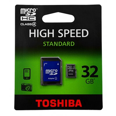Karta pamieci TOSHIBA microSD SDHC 32GB z adapterem