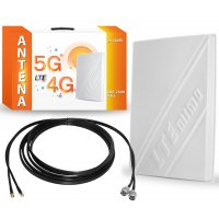 Zestaw  LTE ULTRA , ADVANCED 800/900/1800/2100/2600 MHz  2x5m  zakończony złączem 2x SMAm, B315 , B593