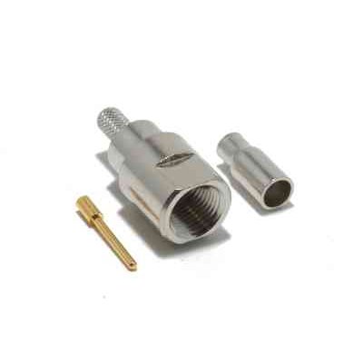 FMEm NIKIEL zaciskane na kabel RG-174/RG-3