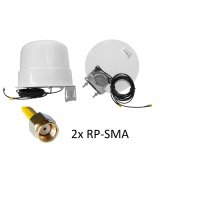 Antena dookólna 2,4 GHz TALES MIMO  14V + 2x 5m przewodu  h-155   RP-SMA