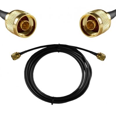 1 metrowy konektor RF-240 ze złączkami WTYK N- WTYK N