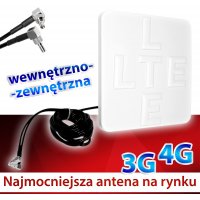 Antena LTE 3g MAXI CROOS do szyby - ściany HUAWEI ZTE TS9, CRC9, TS5, SMA