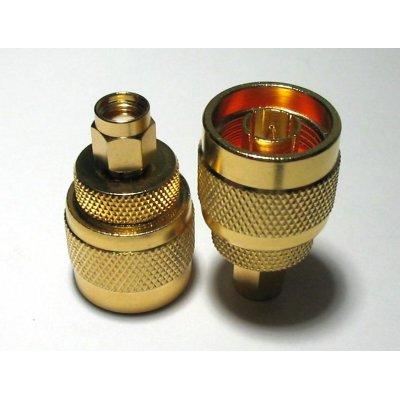 PRZEJŚCIE Nm na RP-SMA wtyk BEZSTRATNY POZŁACANY KONEKTOR