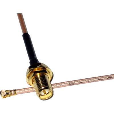 Przejsciówka ze złącza  U.fl  na RP-SMA 30 cm