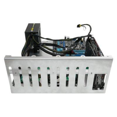 Obudowa zamknięta serwerowa na 6 kart graficznych do szafy RACK