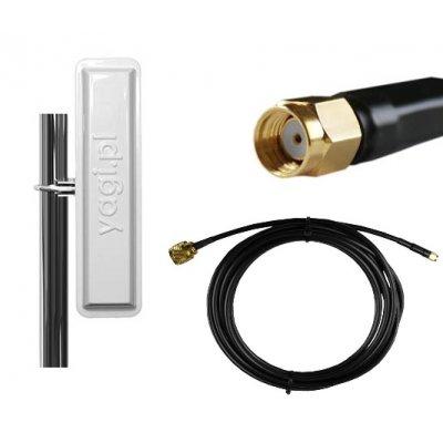 Antena kierunkowa ZWIEZDA 12 + 3m przewodu  zakonczone RP-SMA