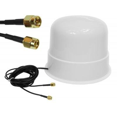 Pokojowa dookólna antena MIMO 12 dBi LTE 4G 3G 2G  2x3m wszystkie modemy