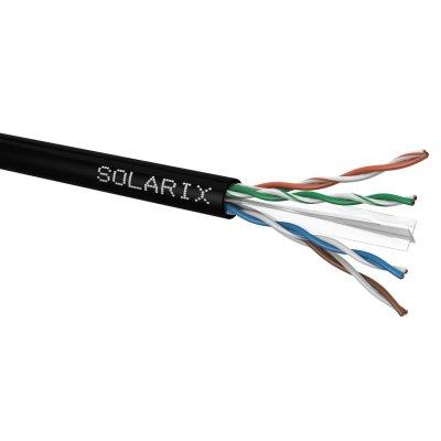 Skrętka  UTP 4x2 kat.6  zewnętrzny na metry - czarna