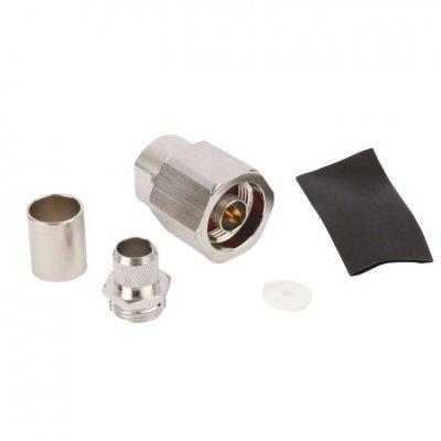 WTYK N (męski) na kabel H1000 CNT-400 SILVER zaciskana